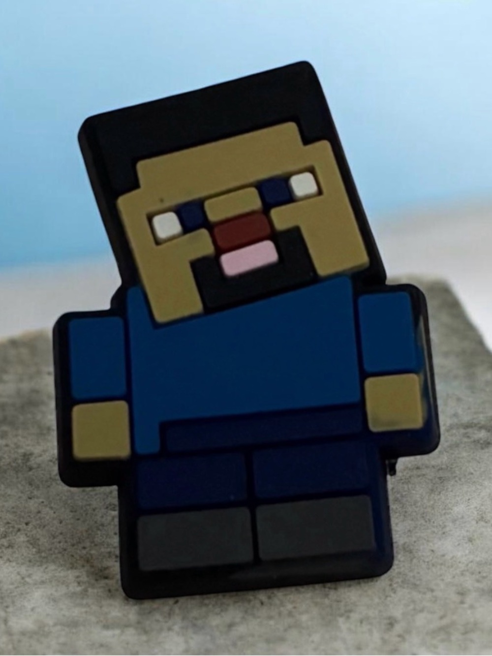Minecraft Steve Croc Shoe Charm